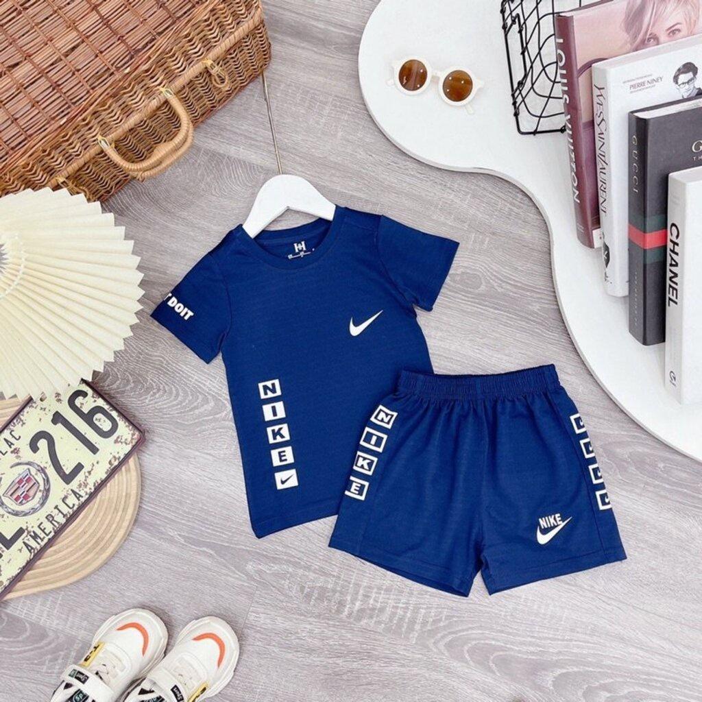 Bộ thể thao bé trai BINBON KIDS, Đồ bộ bé trai cộc tay chất Thun Cotton cực mát cho bé QATEA33 từ 6-28kg
