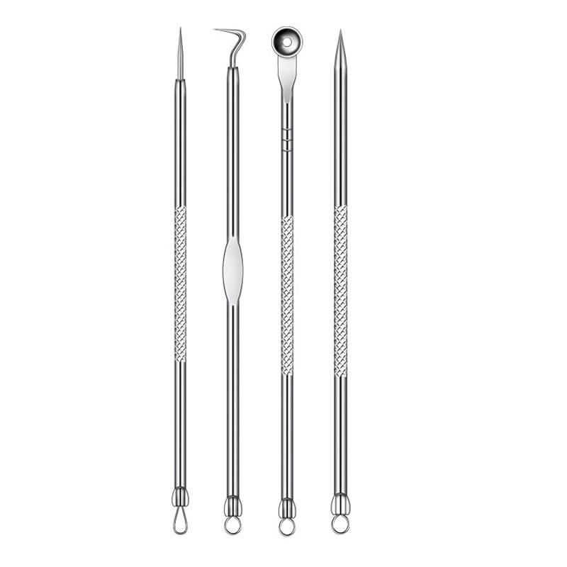Set 4 Dụng Cụ Nặn Mụn (Hộp Nhựa) (Loại Chuẩn)