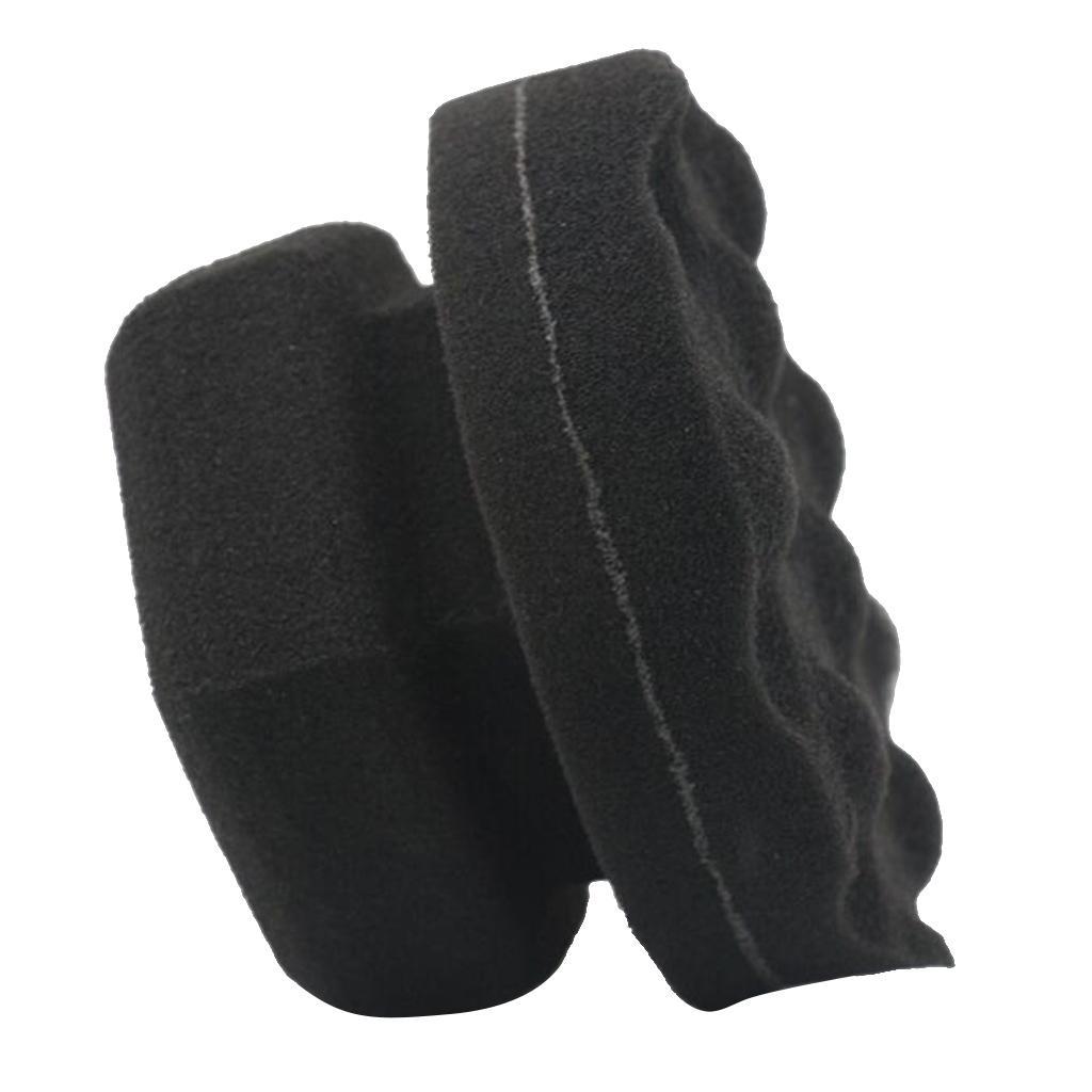 4Pieces Auto Car Sponge Polishing Buffing Pads 8cm and 11cm Cleaning Pads