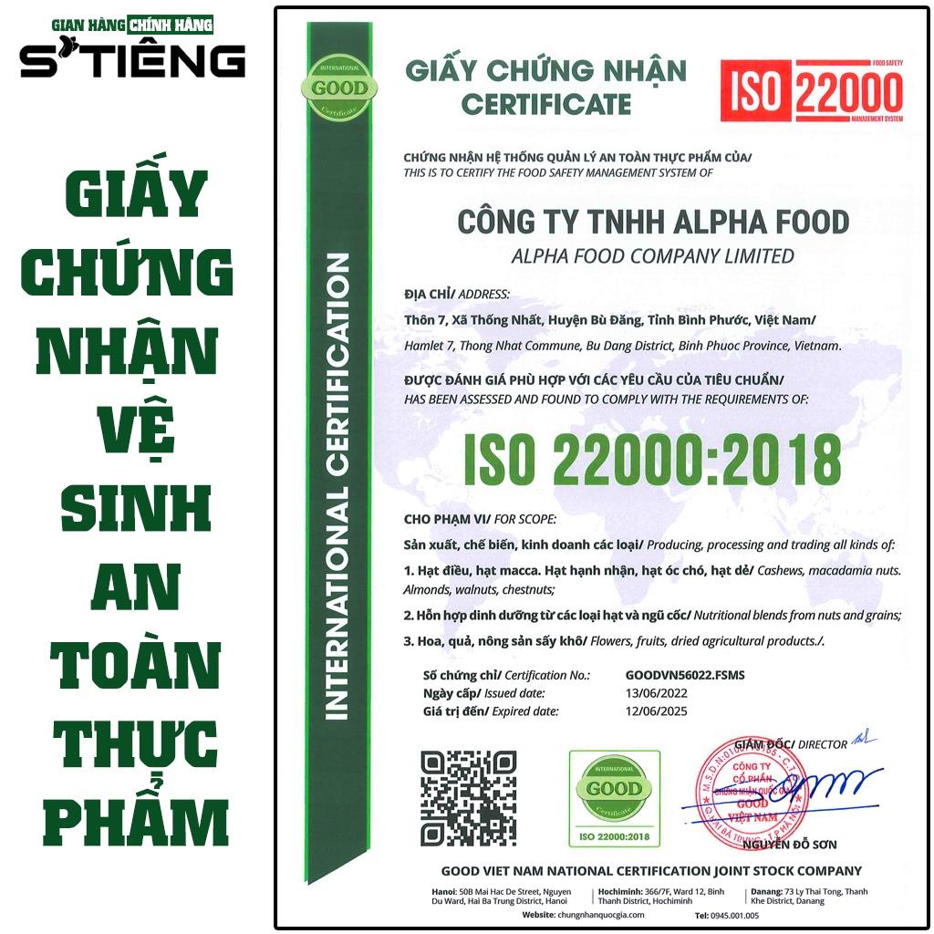 Hạt Dẻ Cười Mỹ Không Tẫy Trắng Không Chất Bảo Quản STIENG