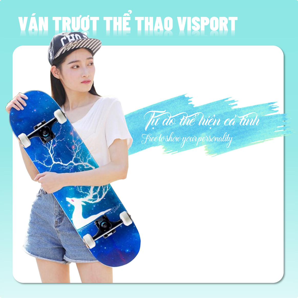 Ván Trượt Skate Board 80 cm - Tặng Tools Tháo lắp - Có Nhám Chống Trượt, Gỗ Phong 7 Lớp Chống Nước Cực Tốt - Trục Kim Loại Chịu Lực Tốt - nhiều mẫu