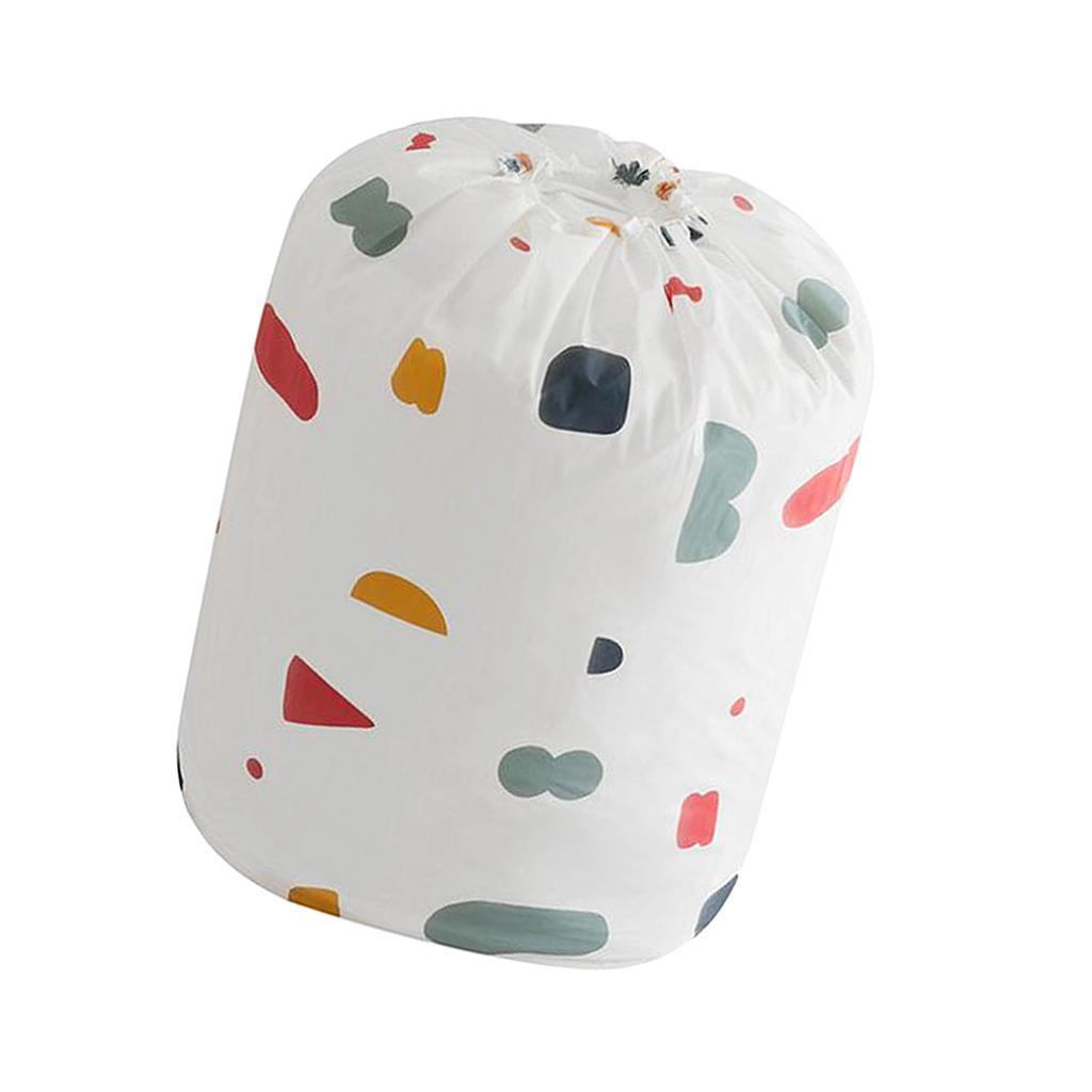 Round Drawstring Bag Clothing Quilts Storage Bag Portable Organizer Bag