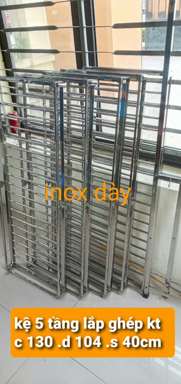 Kệ để đồ nhà bếp inox dày kt c 130. d104 .s40