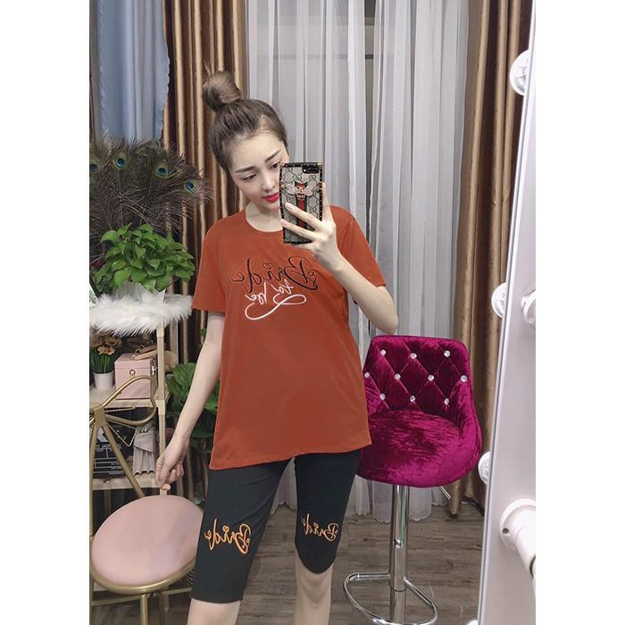 Đồ Bộ Thun Cotton Nữ Quần Lửng