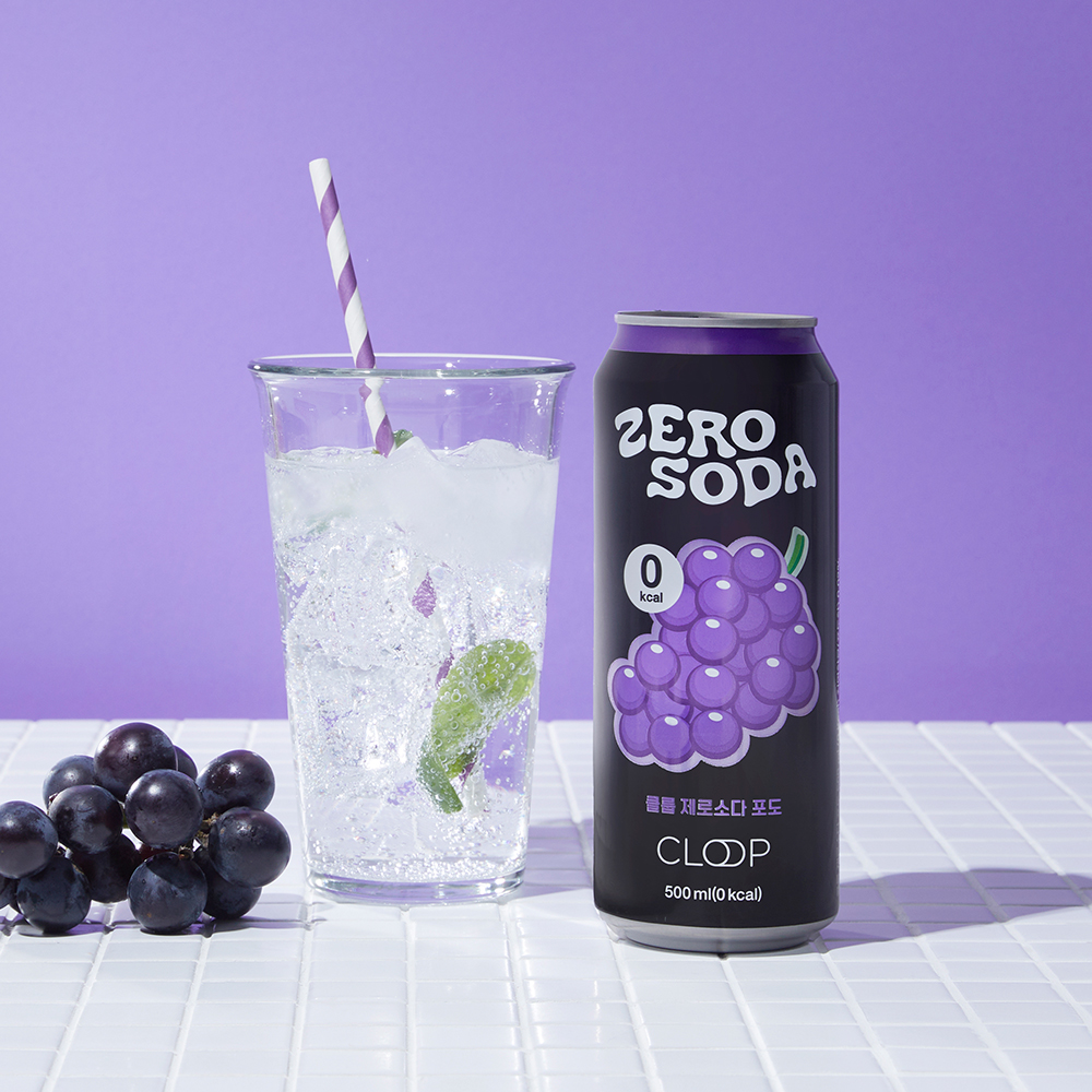 NƯỚC SODA ZERO CLOOP KHÔNG ĐƯỜNG KHÔNG CALORIES 500ML 