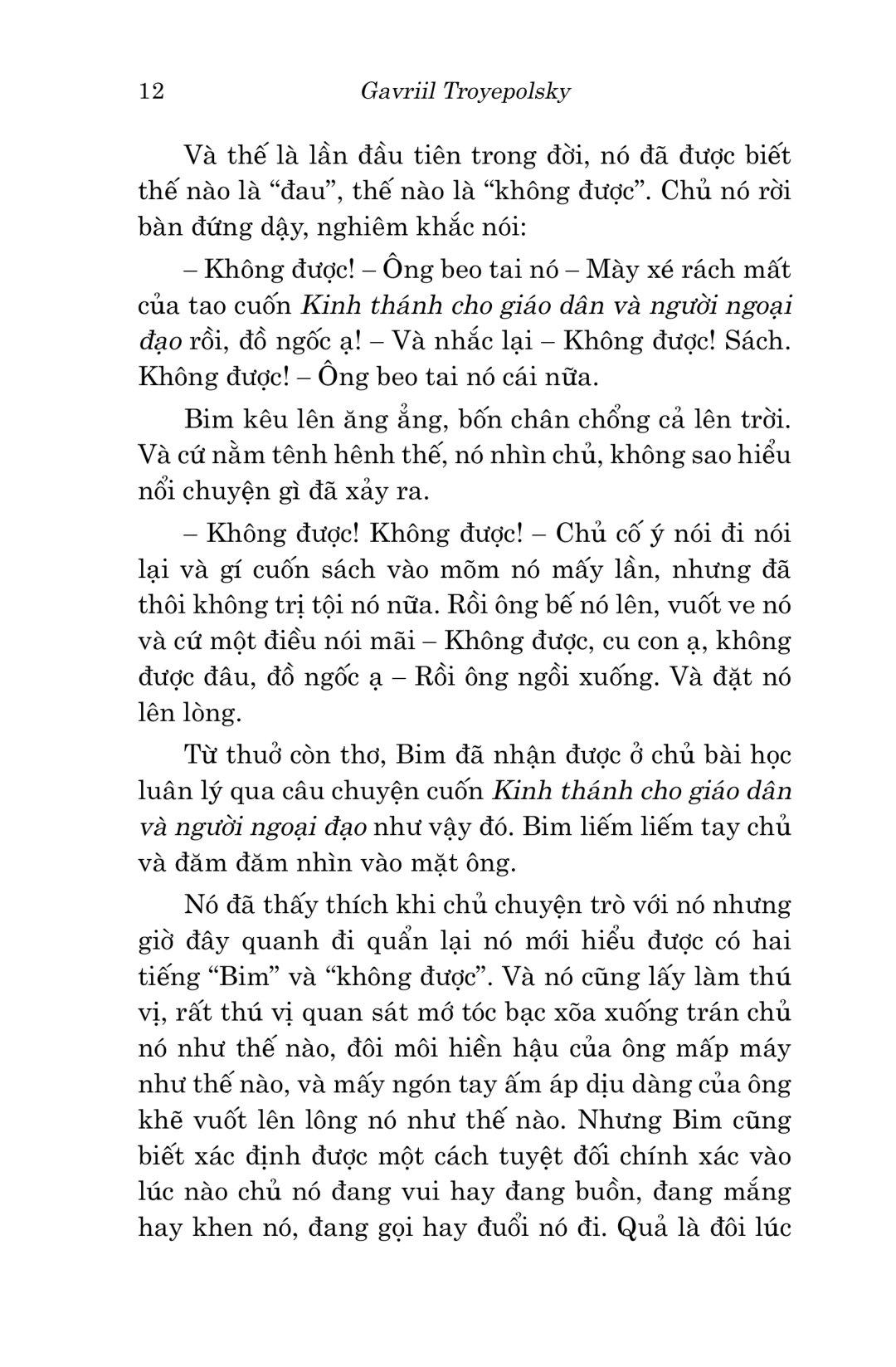 Văn Học Cổ Điển - Con Bim Trắng Tai Đen (Tái Bản 2023)