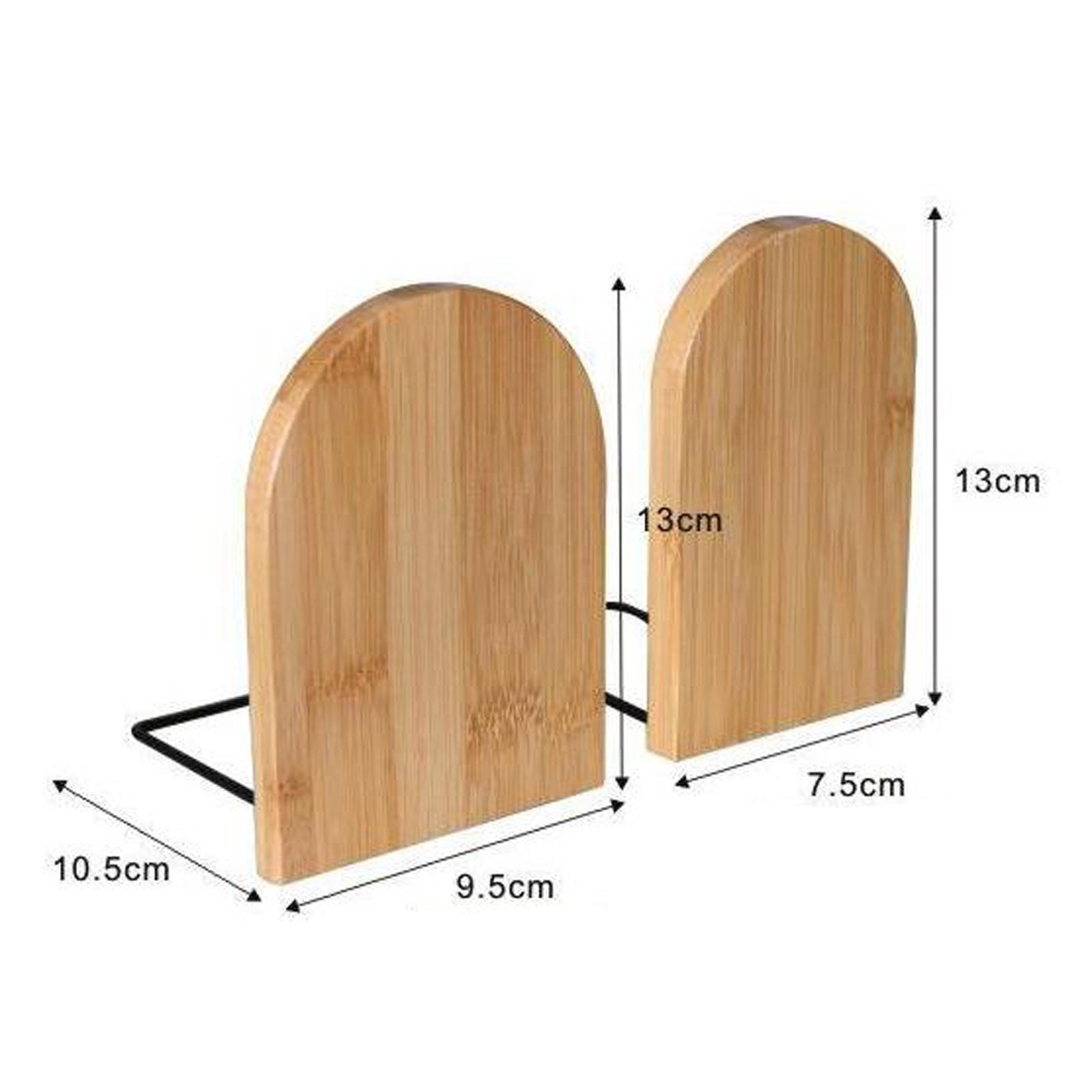 Bookend Desk Organizer, S Decorative Book Ends Stand Holder for Office Bedroom Home Library