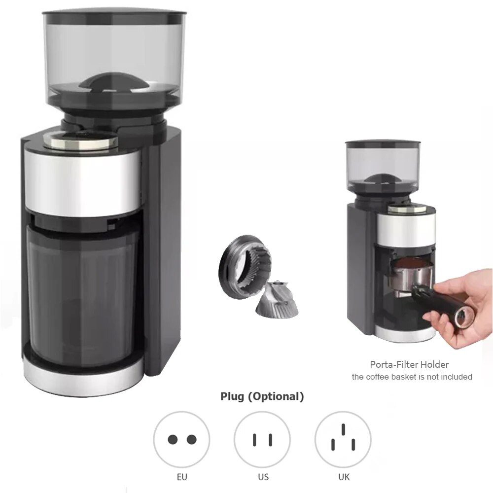 Máy xay cà phe hạt HB-583 Cups Capacity French Press Drip Coffee and Espresso Black 80W