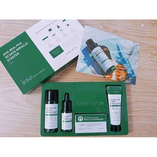 Bộ Kit Ngăn Ngừa Mụn SOME BY MI AHA.BHA.PHA 30 Days Miracle Starter Kit