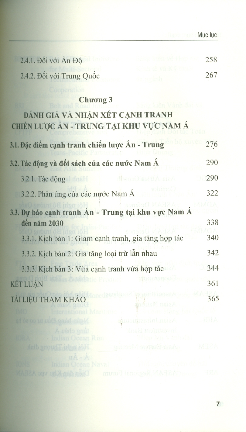 Cạnh Tranh Chiến Lược Ấn Độ - Trung Quốc Tại Khu Vực Nam Á Giai Đoạn 2000-2020 Và Dự Báo Đến 2030 (Sách chuyên khảo) - Viện Hàn lâm Khoa học Xã hội Việt Nam - Viện Nghiên cứu Ấn Độ và Tây Nam Á; TS. Trần Hoàng Long chủ biên