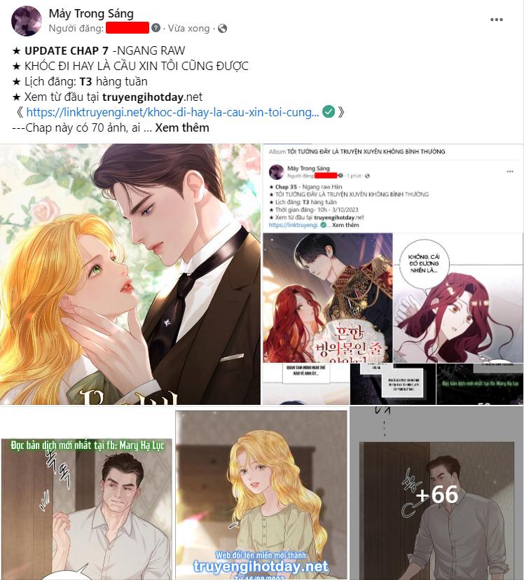 Khóc Đi Hay Là Cầu Xin Tôi Cũng Được chapter 7.1 - Trang 37