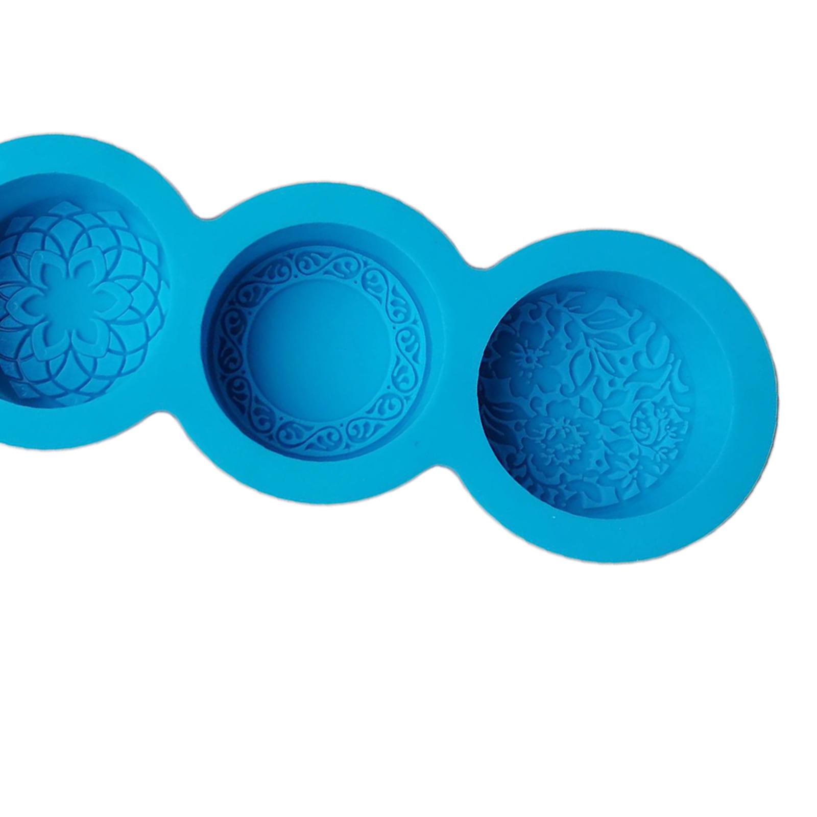 4 Cavity Silicone Soap Mold Handmade Soap Molds DIY Chocolate Pudding Jelly