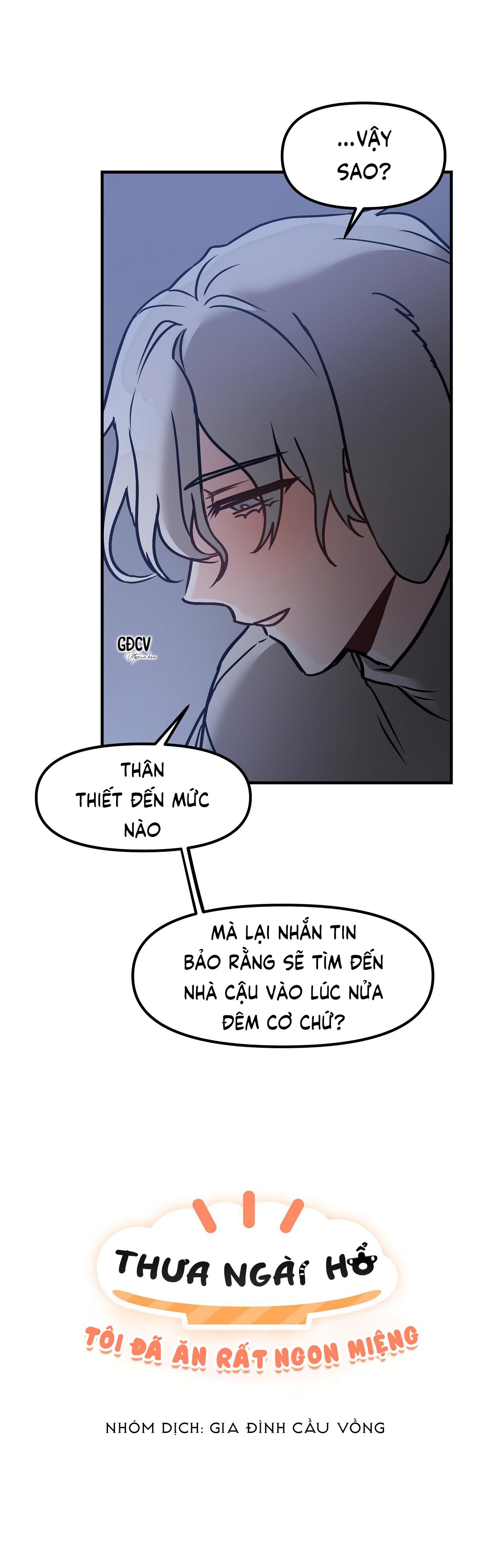 thưa ngài hổ, tôi đã ăn rất ngon miệng chapter 7 1