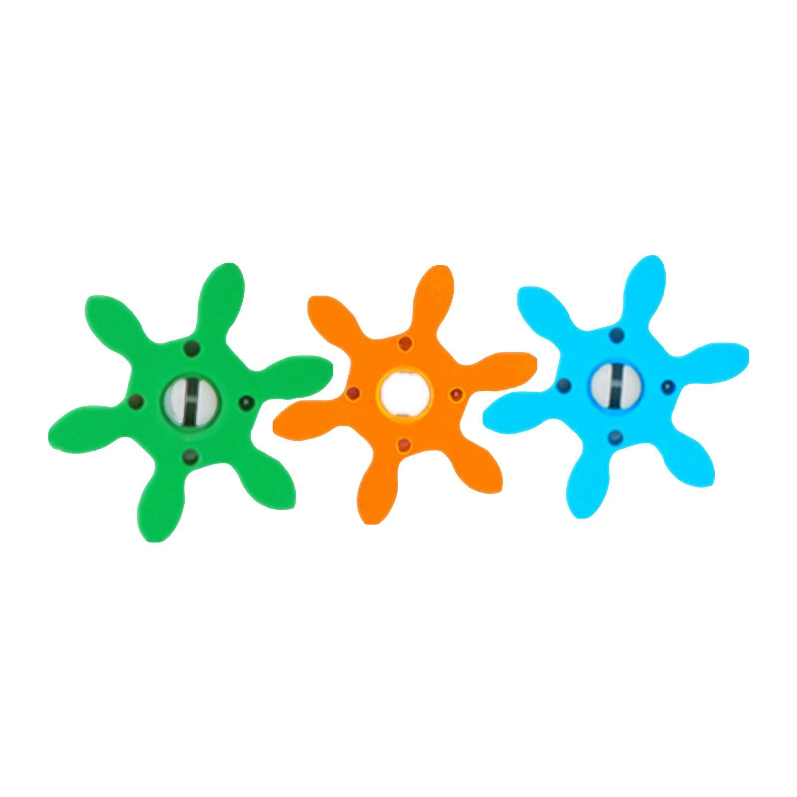 3Pcs Montessori Busy Board DIY Accessories,Gears Child Busy Board DIY Parts,Cognition Game Learning Skill Toy,Early Educational Toys