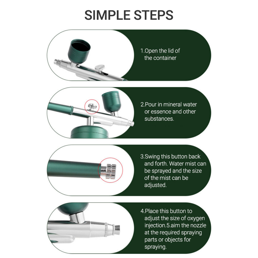 Xiaomi youpin chất bổ sung nước gia dụng sạc usb di động 0,3mm xịt nanomet điều khiển bánh răng kép sử dụng nhiều cảnh Hàng nhập khẩu