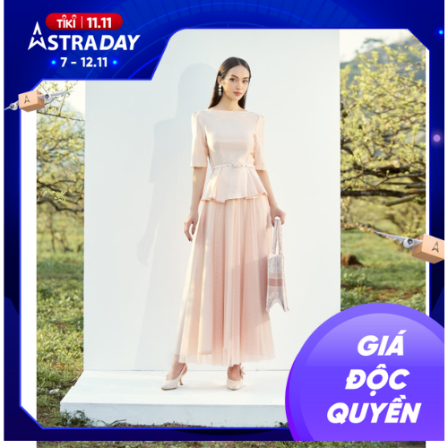 Chân Váy Xòe Nữ WHITE ANT LAYERS MIDI TULLE SKIRT Thiết Kế Dáng Dài Điệu Đà, Chất Liệu Lưới Nhiều Lớp Mềm Mại 110333001