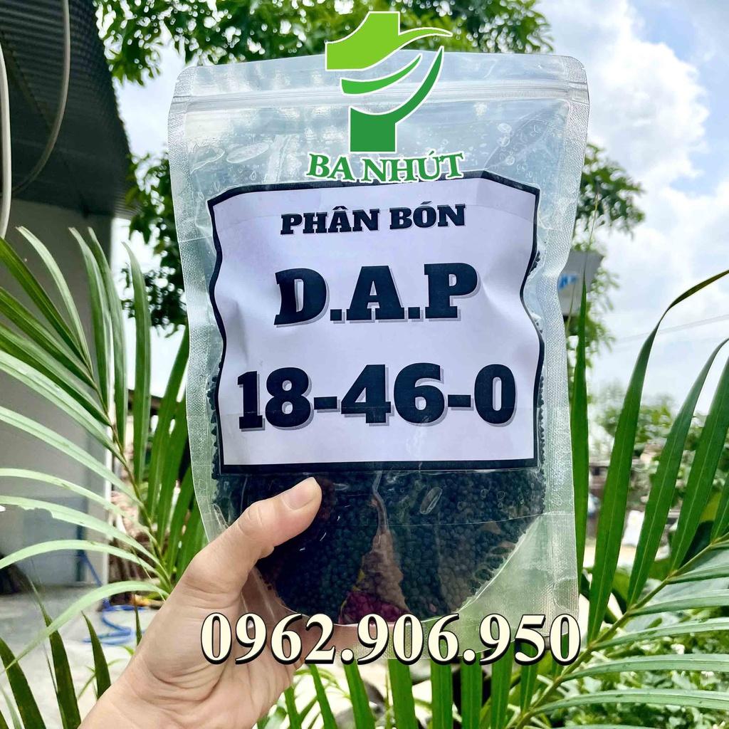 1KG PHÂN BÓN DAP HUỲNH THÀNH – Loại 1, Tan Nhanh, Made in KOREA, 18-46-0 Dạng Hạt Đen Cho Mai