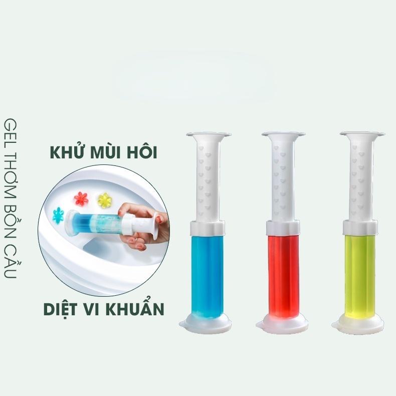 GEL KHỬ MÙI BỒN CẦU, KHỬ TRÙNG, KHÁNG KHUẨN LÀM SẠCH TOILET 6 MÙI HƯƠNG 88281