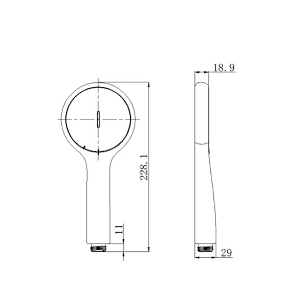 Tay sen tắm Cao Cấp  GENIE  AMERICAN STANDARD  - Thiết Kế Tia nước đặc biệt nhẹ nhàng với làn da trẻ em - Hàng chính hãng