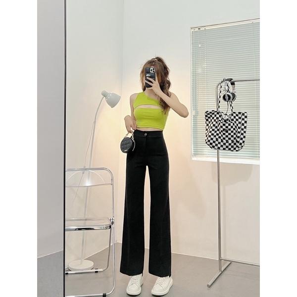 Áo Croptop Cắt Kiểu 1 Vai Xẻ Ngực Siêu Xinh ( ẢNH THẬT 100