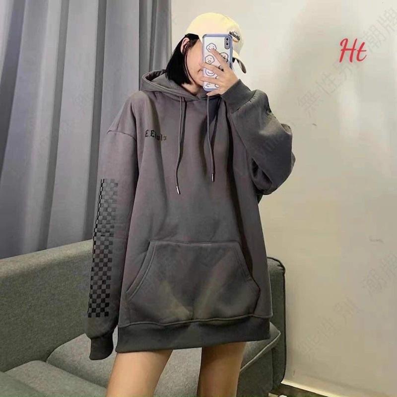 Áo hoodie Cotton Caro in tay H2A