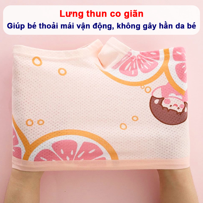 Quần chip bé gái nhiều họa tiết xinh xắn Baby-S, Set 5 quần chip đùi bé gái chất thông hơi thoáng mát – SC028