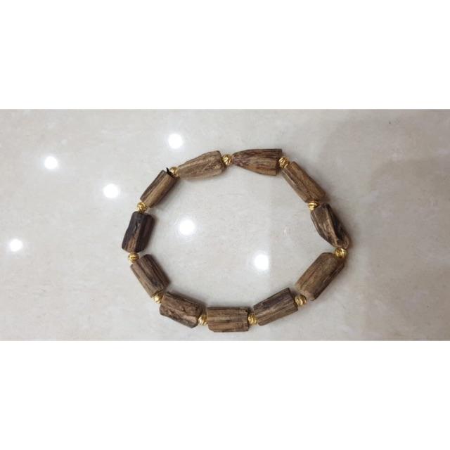 Vòng tay trầm hương thiên nhiên hạt đốt trúc tự nhiên