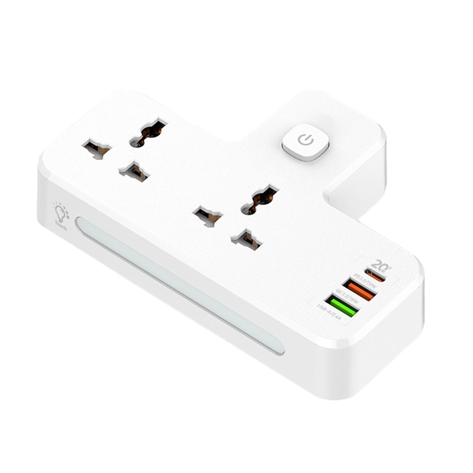 Electrical Sockets Outlet Extender with USB Ports for Office Home Desktop