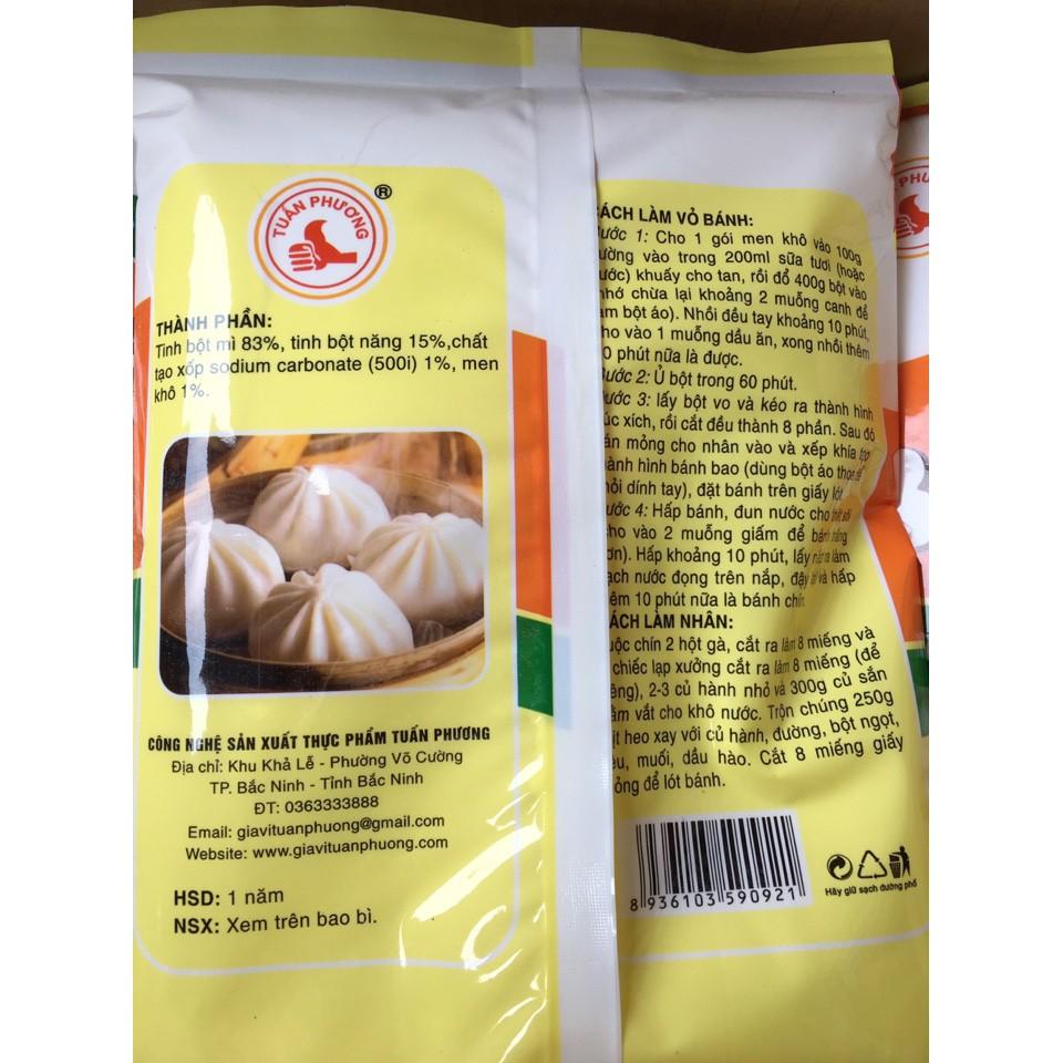 Bột Chuyên Dụng Bánh Bao Trộn Sẵn TP Gói 400G (Có Sẵn Men)