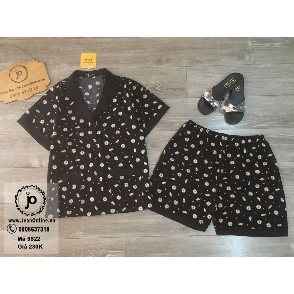 Đồ Bộ Pijama Đùi Bigsize Nữ đồ bộ, pijama, thời trang nữ, thời trang ở nhà