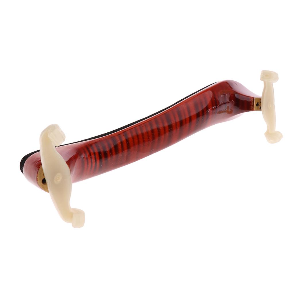 Wooden Violin Fiddle Replacement Shoulder Rest for 4/4 3/4 Scale Violin