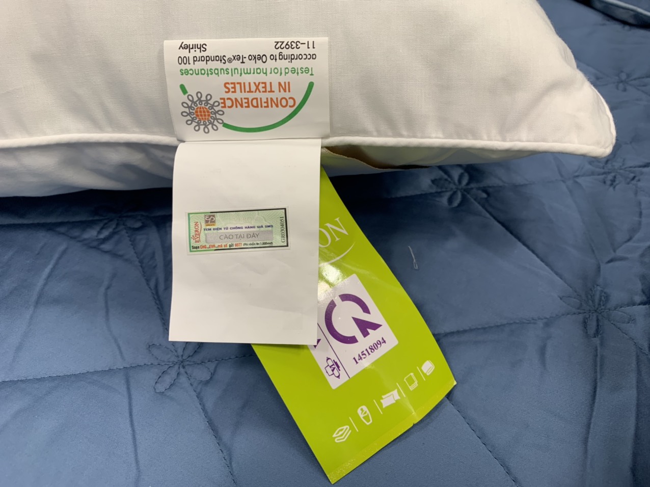 Ruột gối nằm Everon White