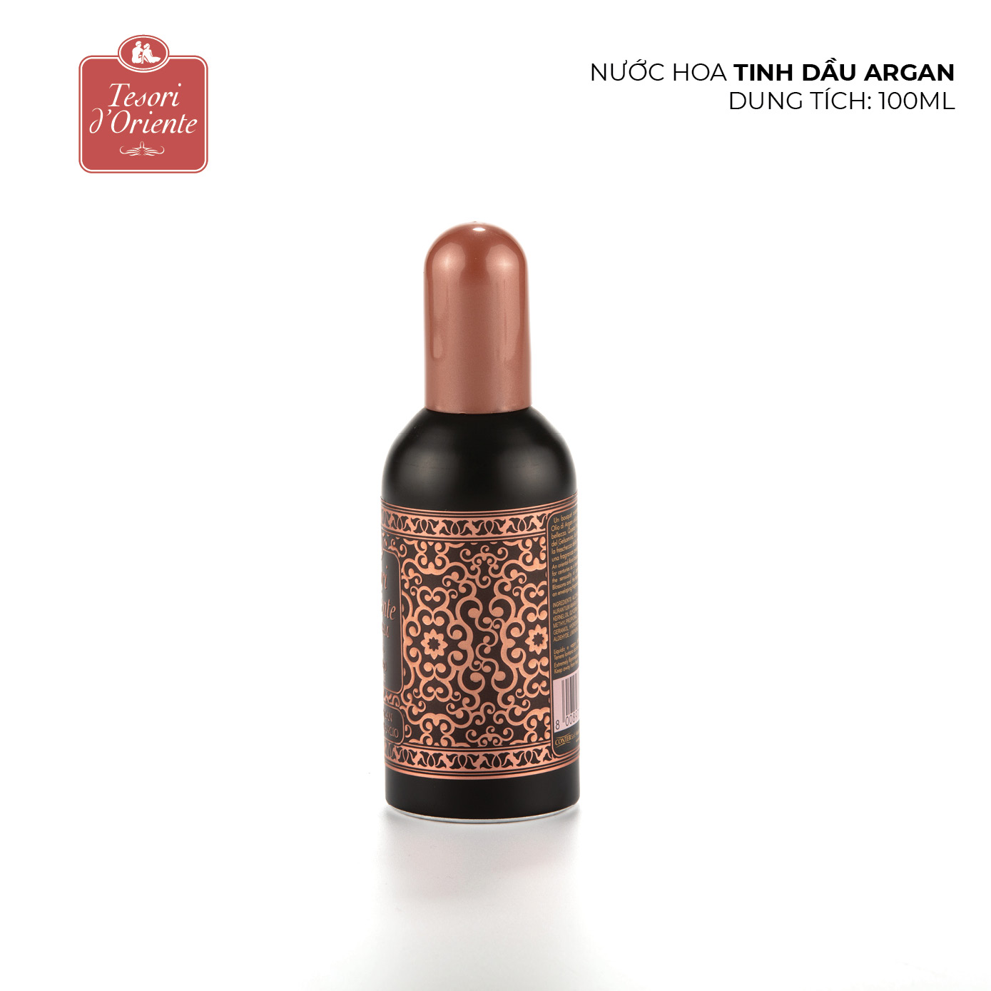 Nước Hoa Italia Tesori D'Oriente Hamman - Tinh dầu Argan (100ml)