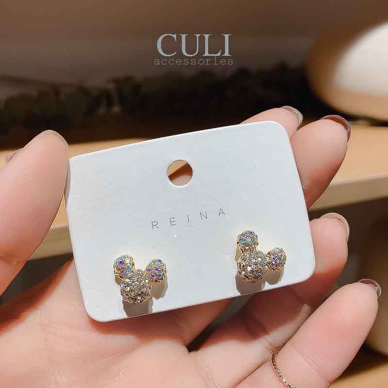 Khuyên tai, Bông tai thời trang hình đầu chuột cute HT689 - Culi accessories