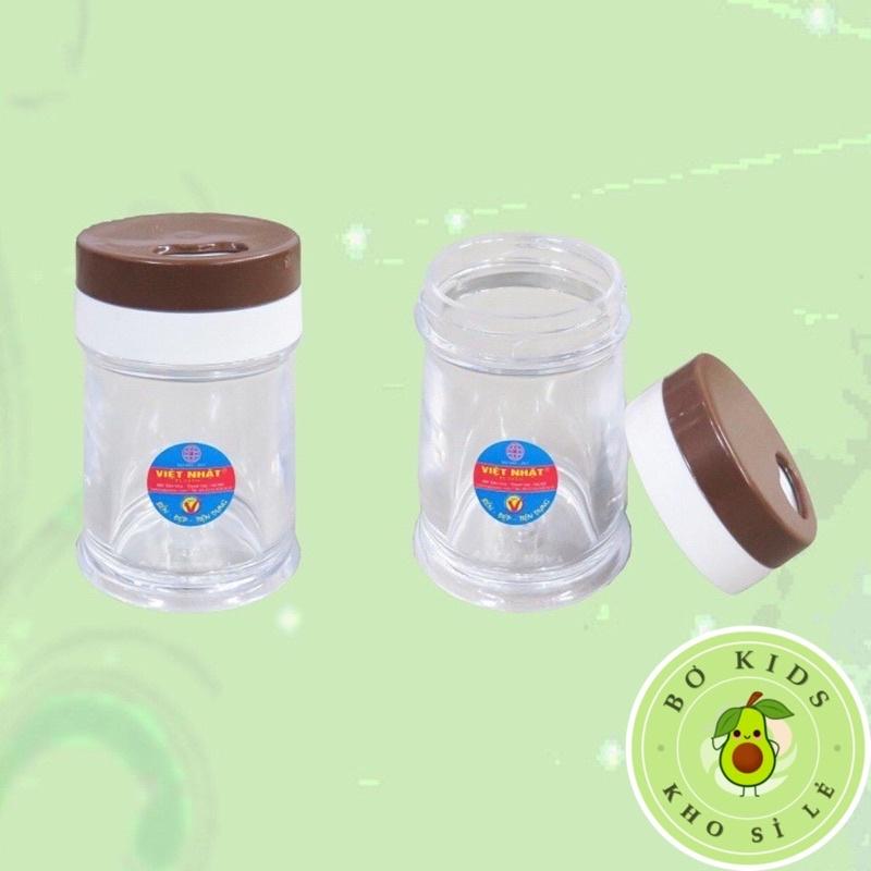 Lọ đựng tăm, tiêu, muối cao cấp nhựa Việt Nhật,  Hũ đựng tăm