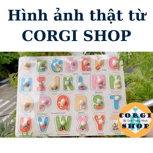 Bảng Gỗ Chữ Cái, Chữ Số, Động Vật, Xe, Máy Bay, Đồ Dùng Trong Nhà, Đồ Chơi Ghép Hình Bảng Núm Gỗ Ghép Hình