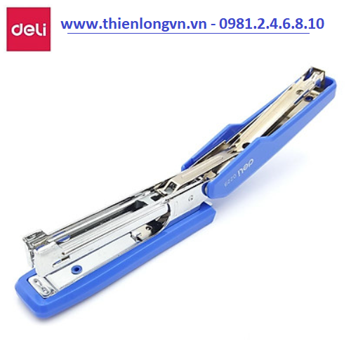 Dập ghim số 10 Deli - 0229 màu xanh