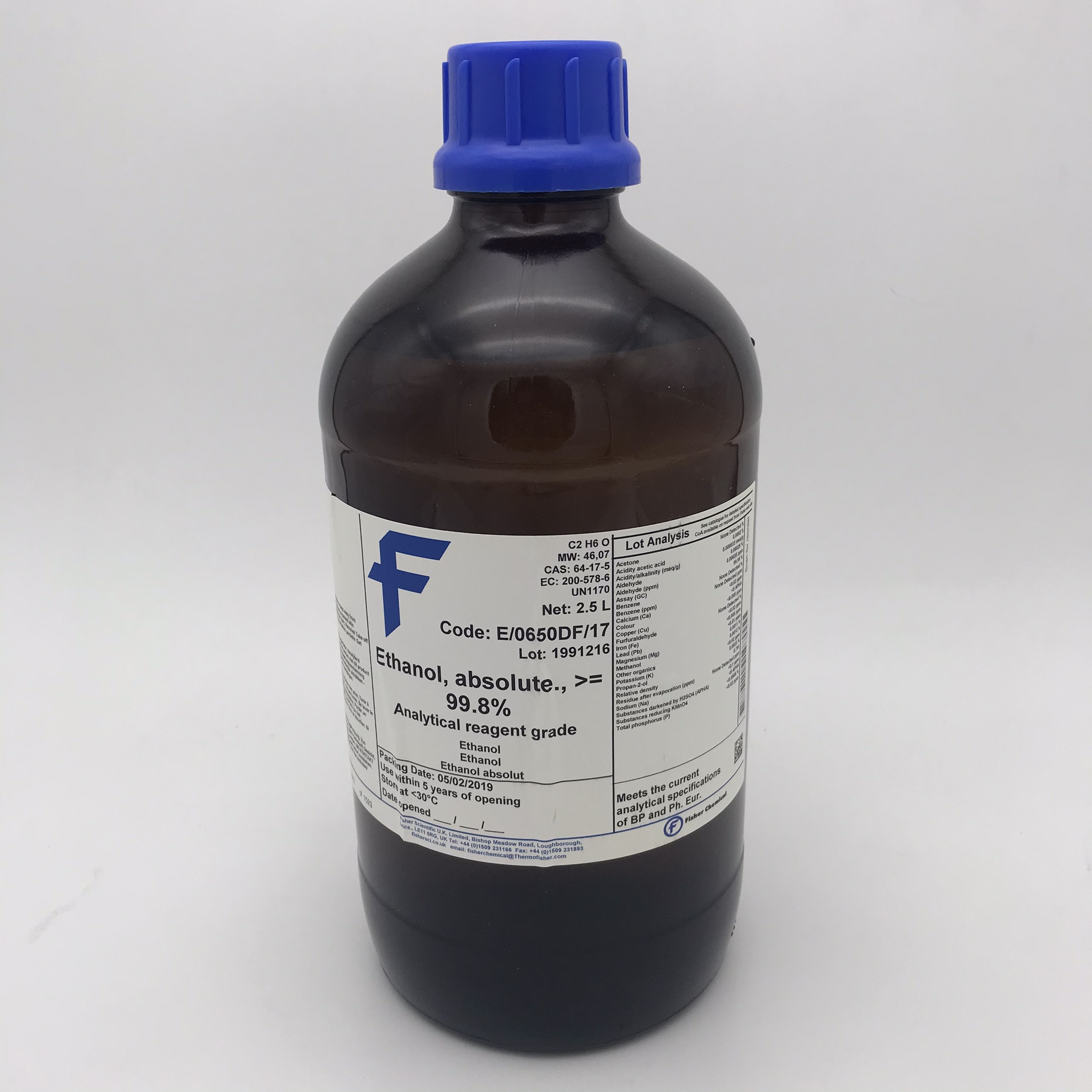 Hóa chất Ethanol Absolute 99.8%