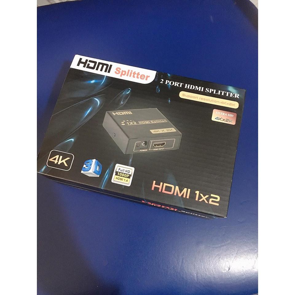 Bộ chia HDMI splitter 1 ra 2 và loại 1 ra 4, chất lượng cao