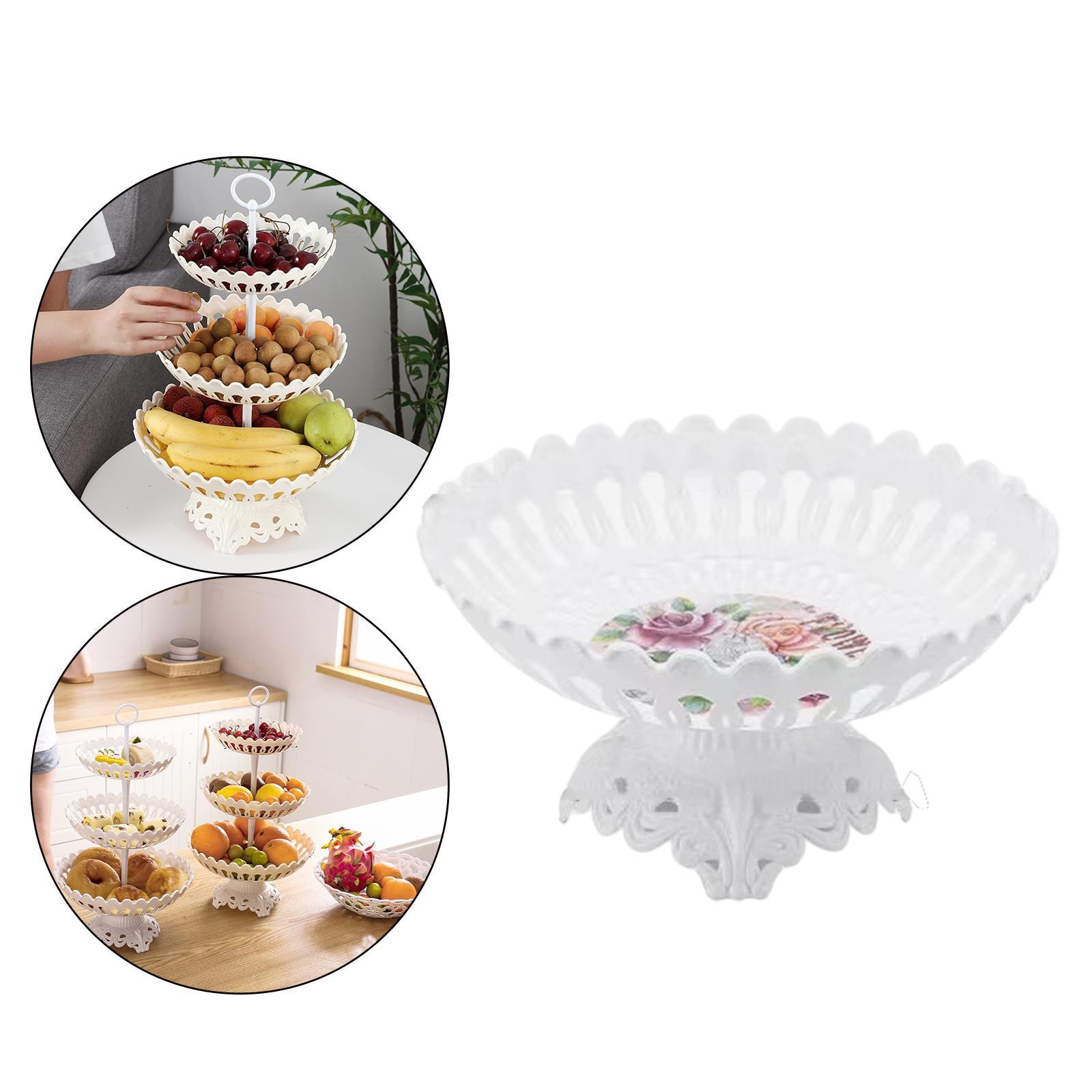 Fruit Plate Cookie Tray Dried Fruit Basket for Wedding Home Decor