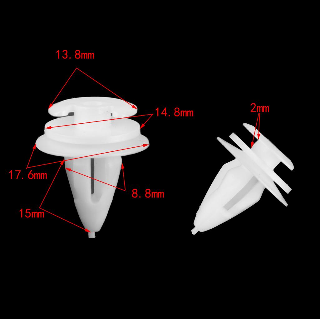 Nylon Door Trim Panel Retainers Clips for GM 51411973500 30Pcs