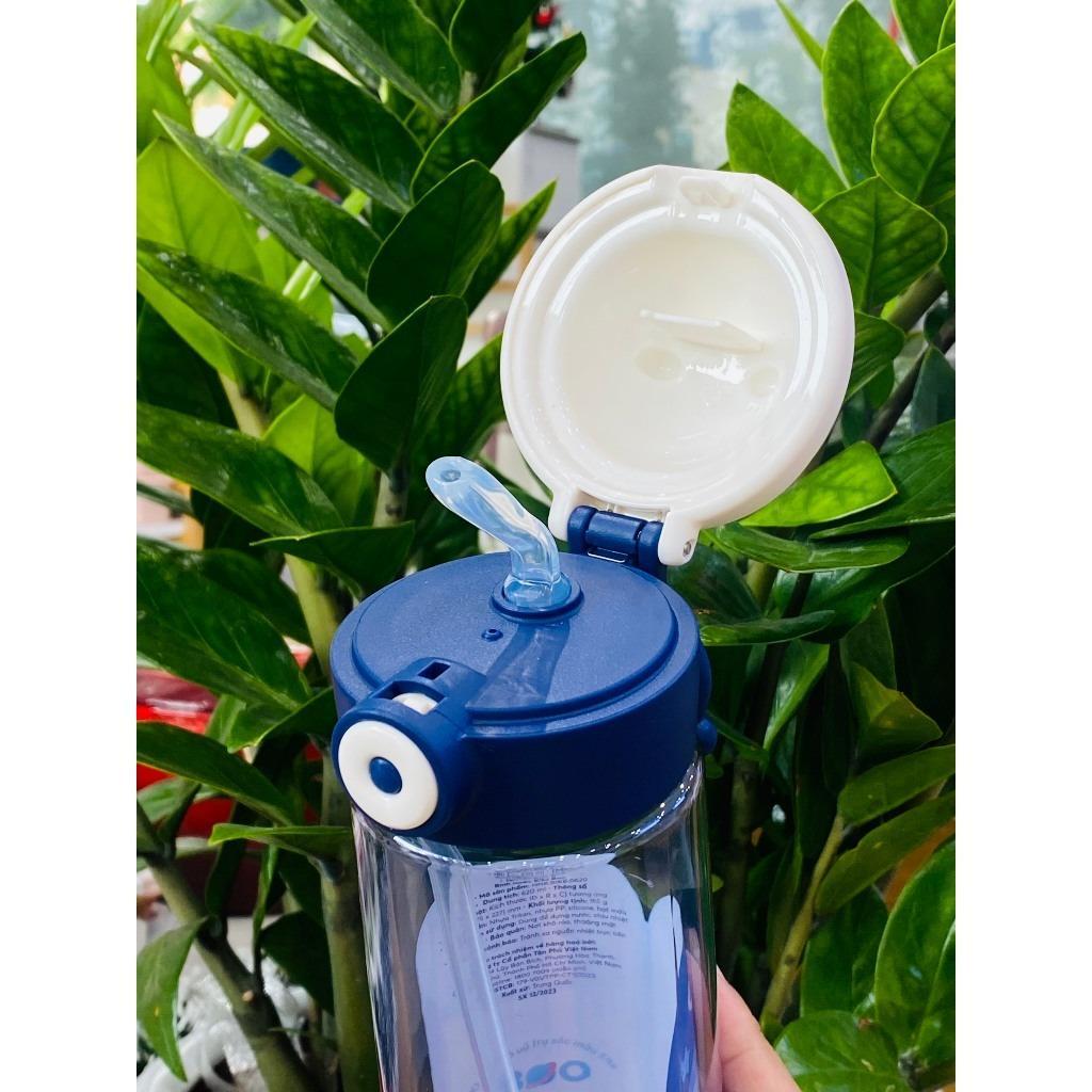 Bình Nước Kita Boo 480/620 ml - Inochi HIN.BIKF Nhiều Màu, Chất Liệu Tritan, An Toàn Cho Bé