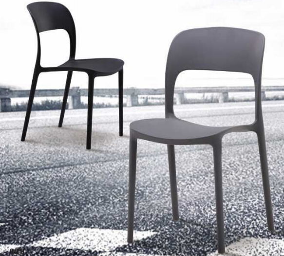 ILAN chair - Ghế ăn Milan kiểu dáng hiện đại, dùng cho phòng ăn, nhà hàng, cafe fastfood hàng nhập khẩu cao cấp