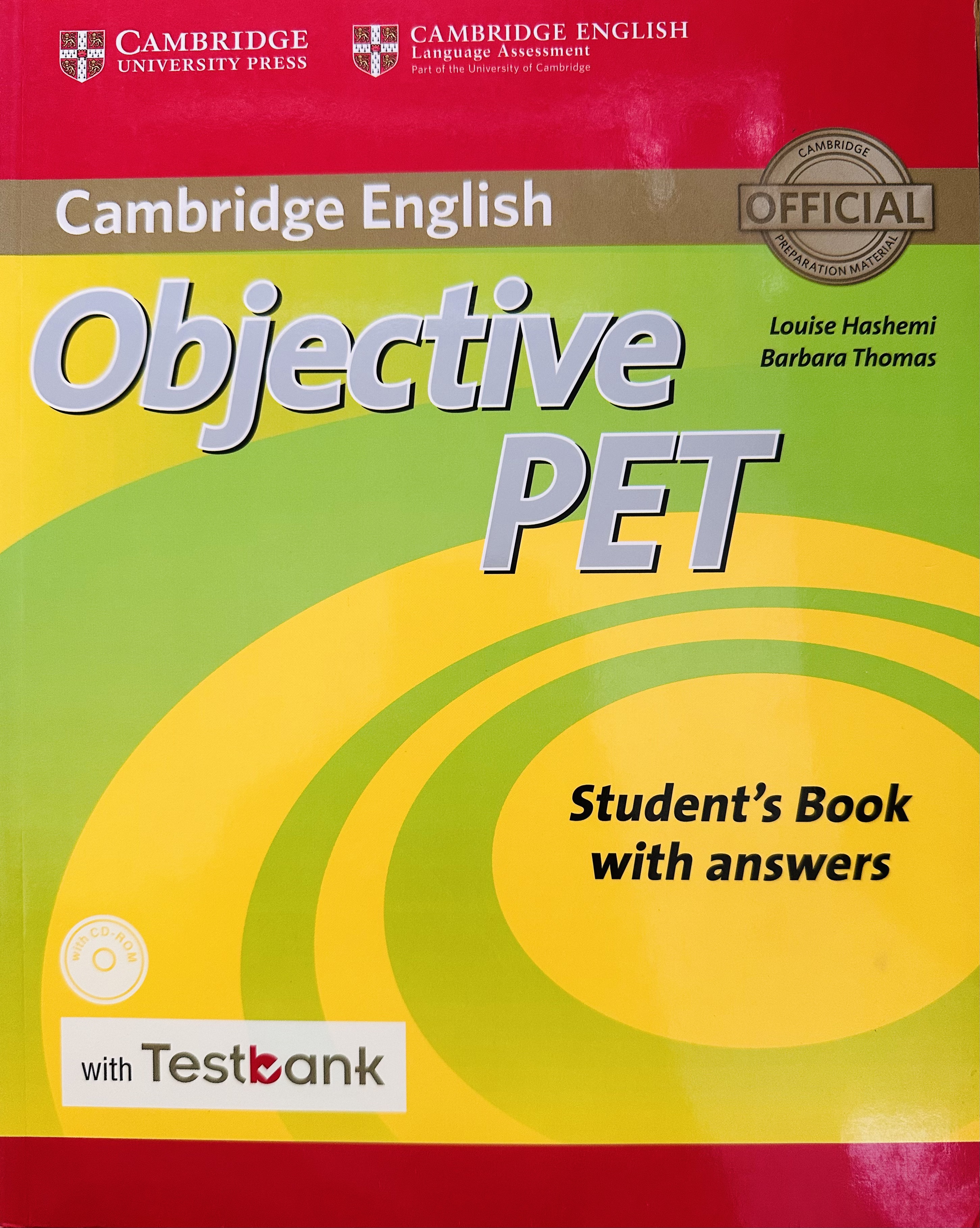 Objective Pet - Student’s Book with answers (with Testbank) CD-ROM