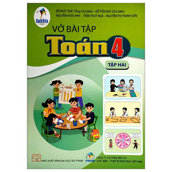 Vở Bài Tập Toán 4 – Tập 2 Cánh Diều 2023