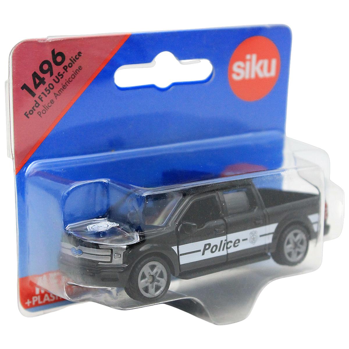 Đồ Chơi Mô Hình Xe Cảnh Sát Mỹ Ford F150 - Siku 1496