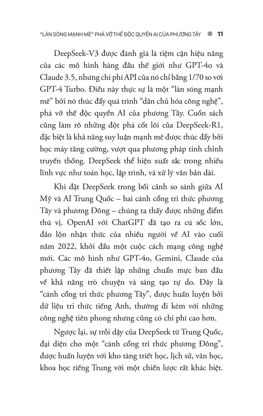 Sách - Deepseek Ứng Dụng - Làm Chủ AI Mã Nguồn Mở, Từ Cơ Bản Đến Thực Chiến