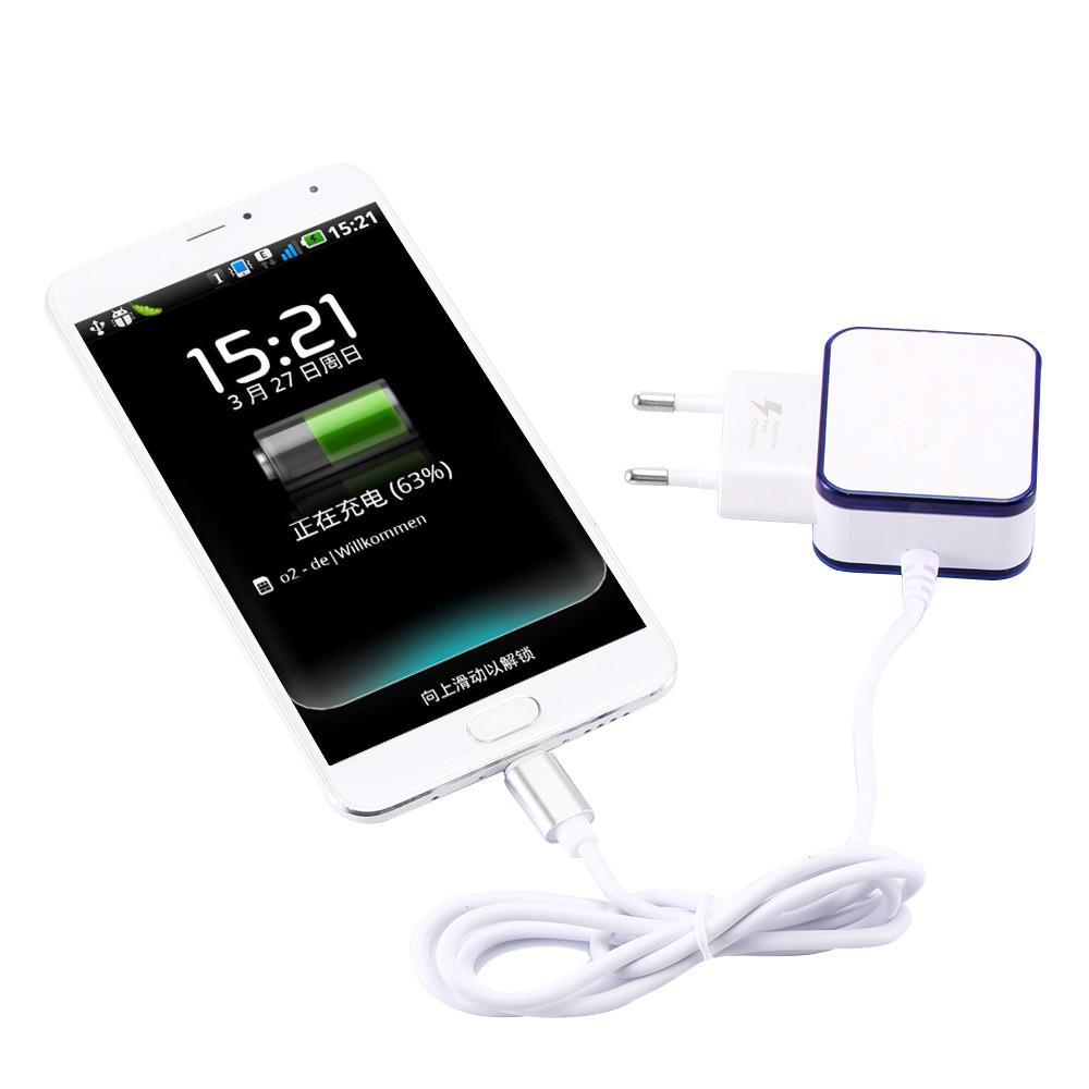 Dây USB cắm tường phích cắm EU 18W sạc nhanh QC3.0