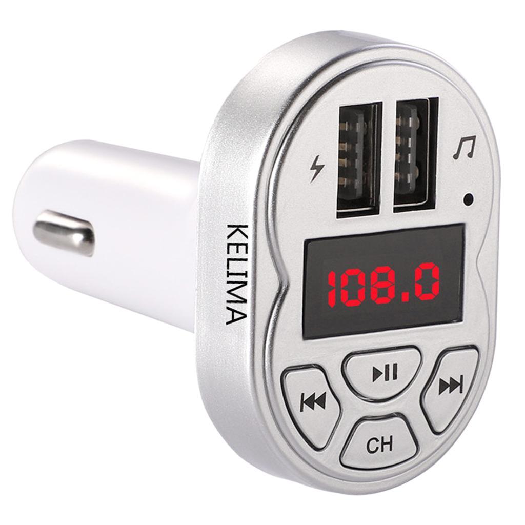 A2 Car FM  Bluetooth Audio Adapter Dual USB Port