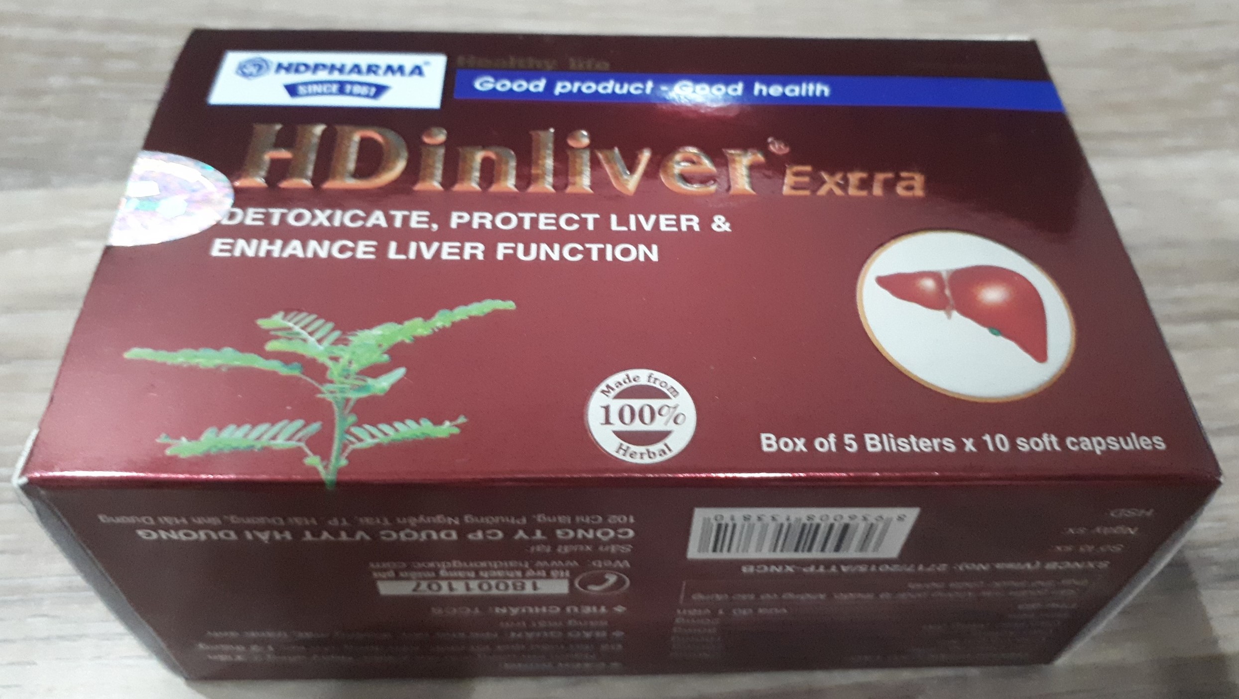 THỰC PHẨM CHỨC NĂNG – HD INLIVER EXTRA - GIÚP GIẢI ĐỘC GAN DO DÙNG NHIỀU BIA RƯỢU